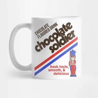 Chocolate Soldier 80s Can Label Mug